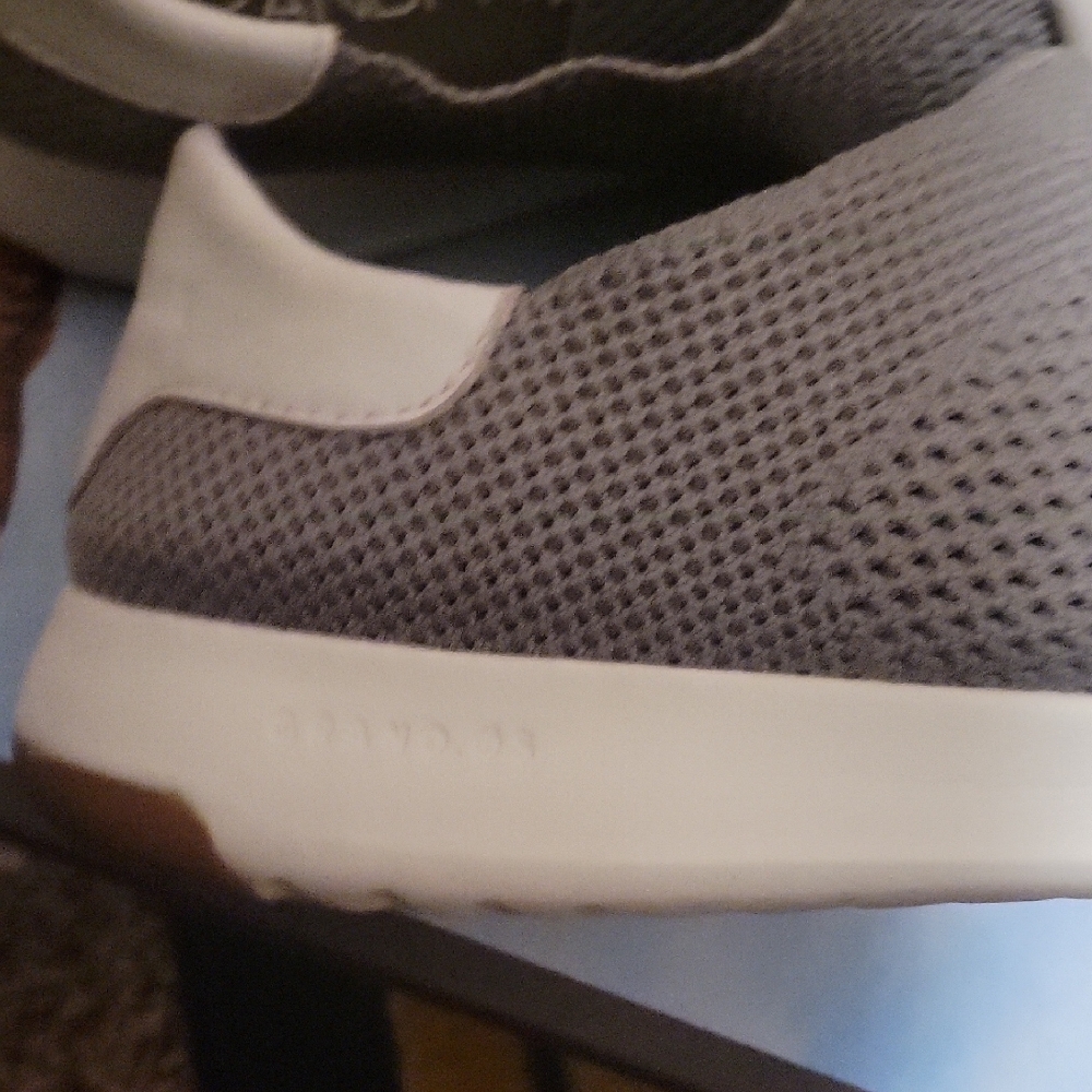 Cole Haan White and Gray Casual Sneakers - Picture 10 of 12